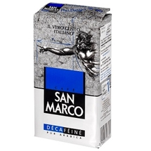 Кофе молотый San Marco без кофеина 250г 100% Арабика